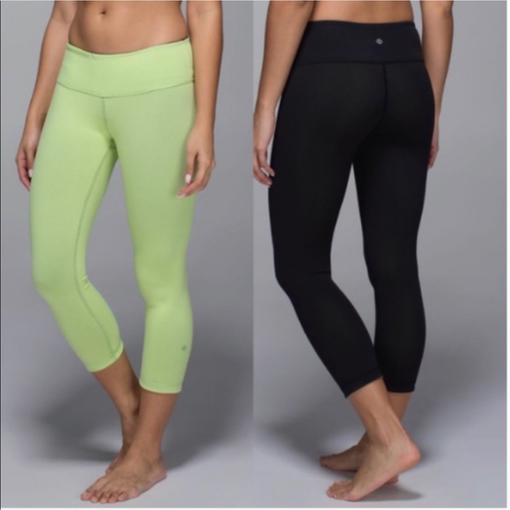 Lululemon Wunder Under Crop II pants size 6